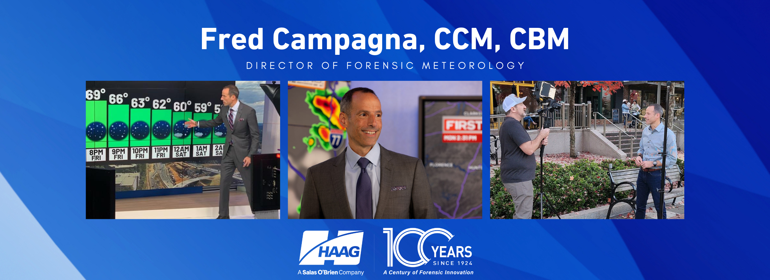 Fred Campagna Forensic Meteorology Director